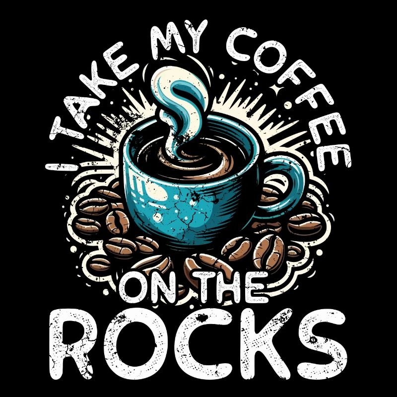 Je prends mon café avec glace