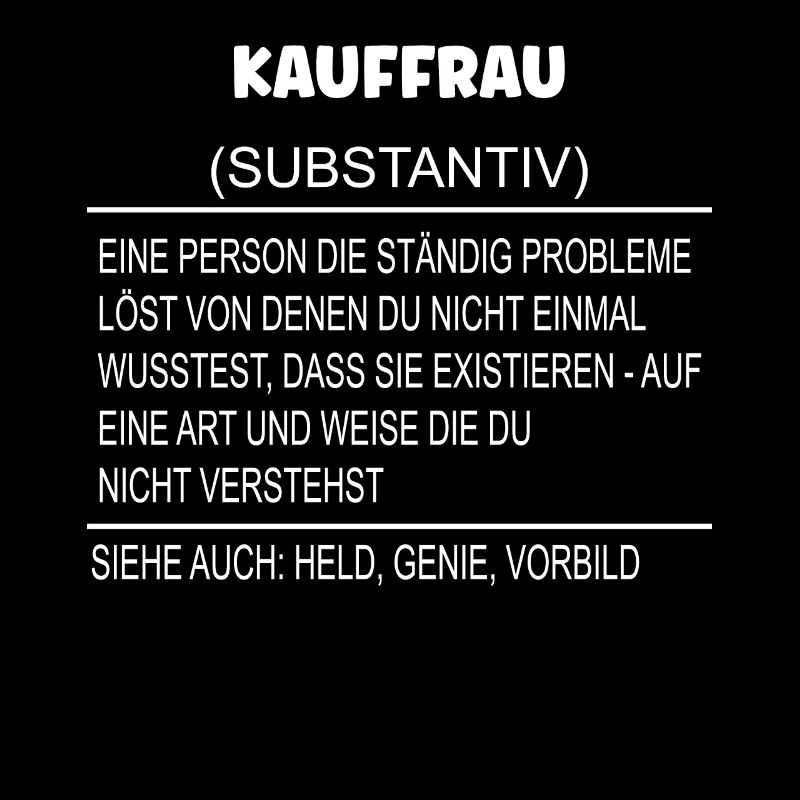 Wörterbuch Erklärung Kauffrau Held, Genie, Vorbild