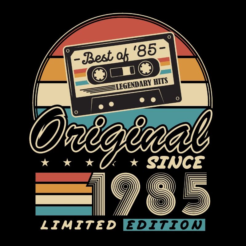 Original seit 1985 Vintage Geschenk Geburtstag