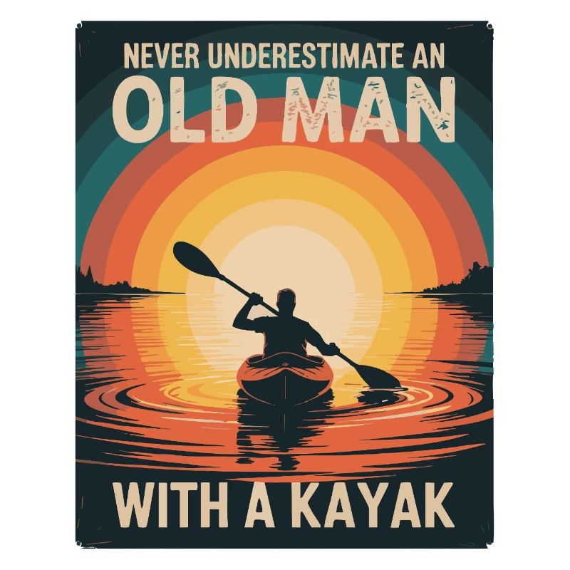 Never Underestimate an Old Man with a Kayak