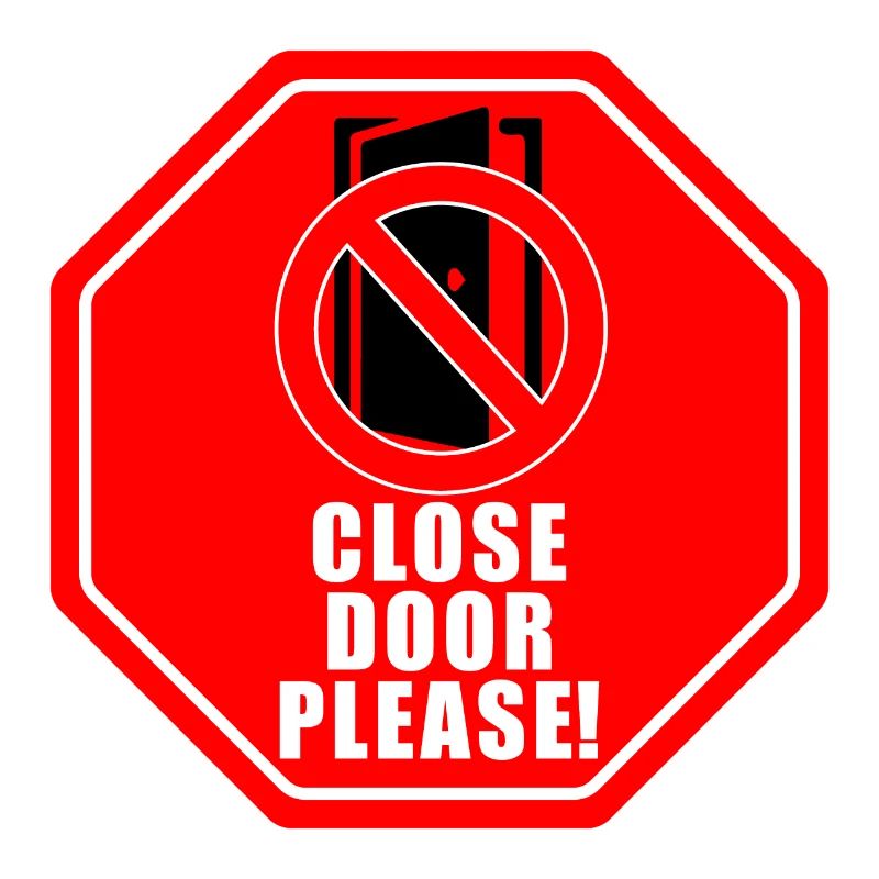 Please close doors | Please close the door