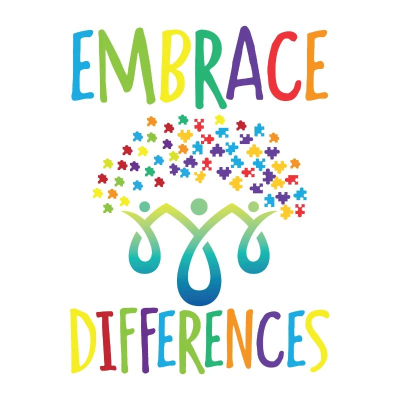 Embrace differences Autisme Handicap Compréhension