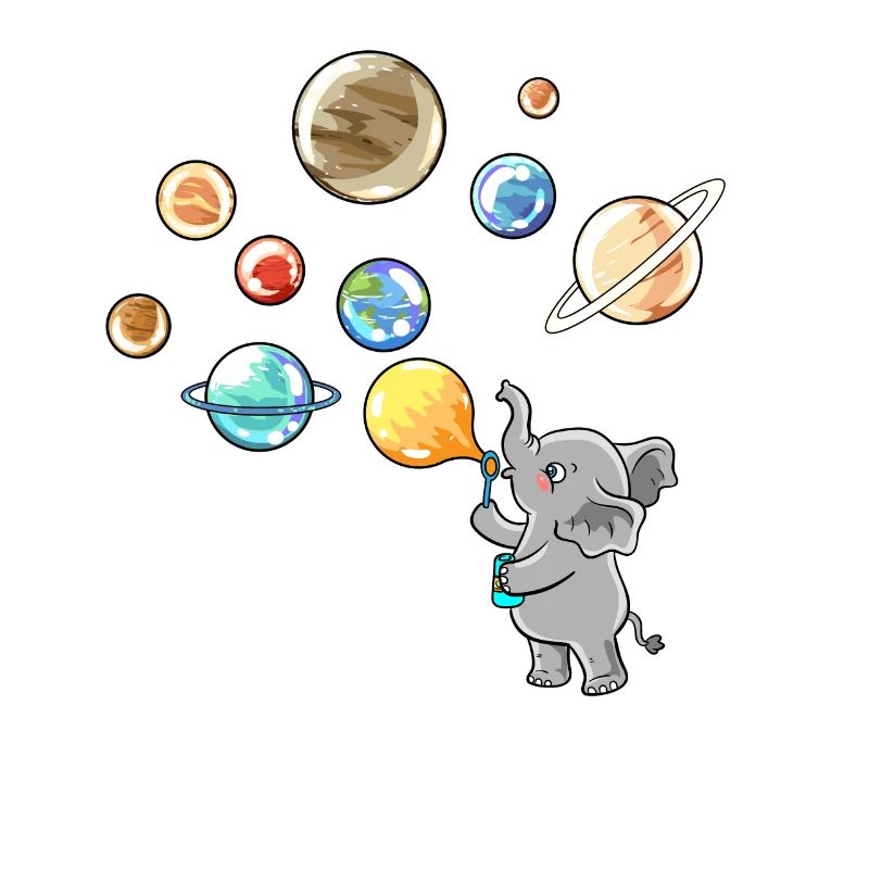 Solar System Planet Elephant Balloons
