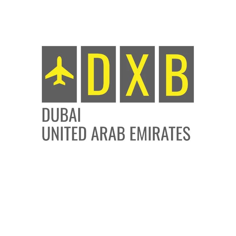 DXB Dubai Arabische Emirate Flughafen Code