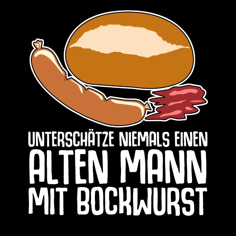 Bockwurst Wurst Alter Mann Bratwurst