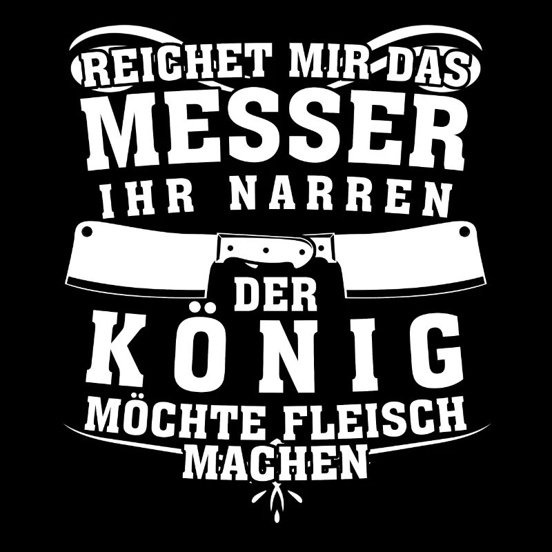 Metzger Messer Spruch Fleischer