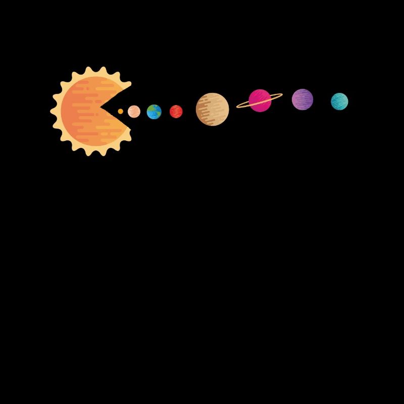 Funny Sun Planets Outer Space Galaxy Solar System