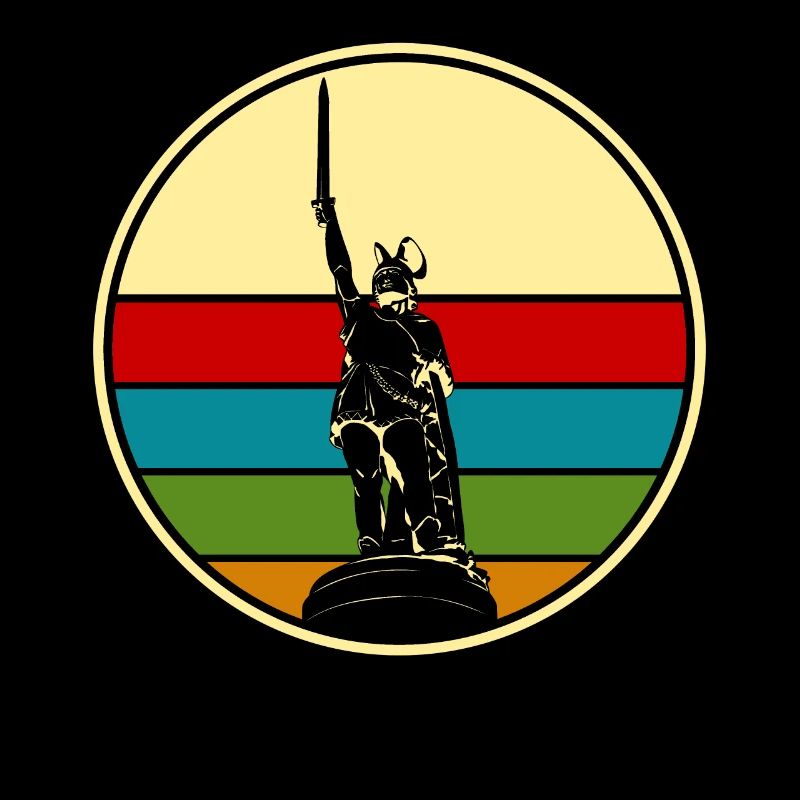 Hermann Monument Retro Lippe Detmold