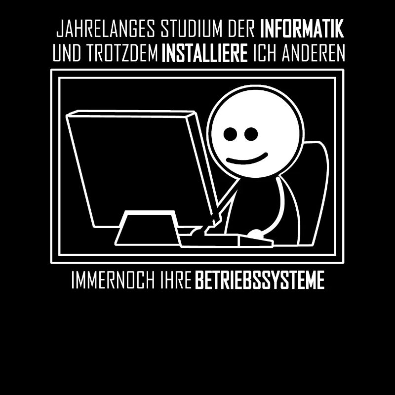 Informatik Vintage Nerd Informatiker