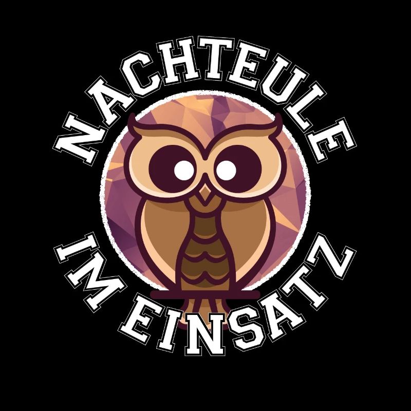 Nachteule im Einsatz Nachtdienst Eule