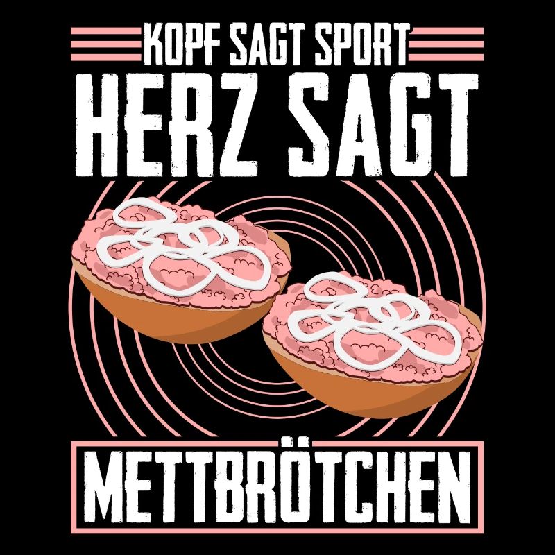 Hackfleisch Mett Mettbrötchen