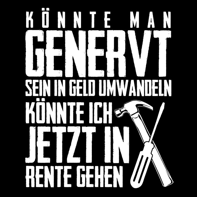 Genervter Handwerker Handwerk