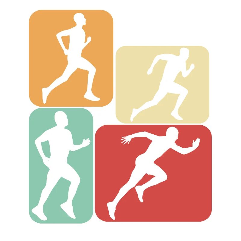 Runner Retro Running Running