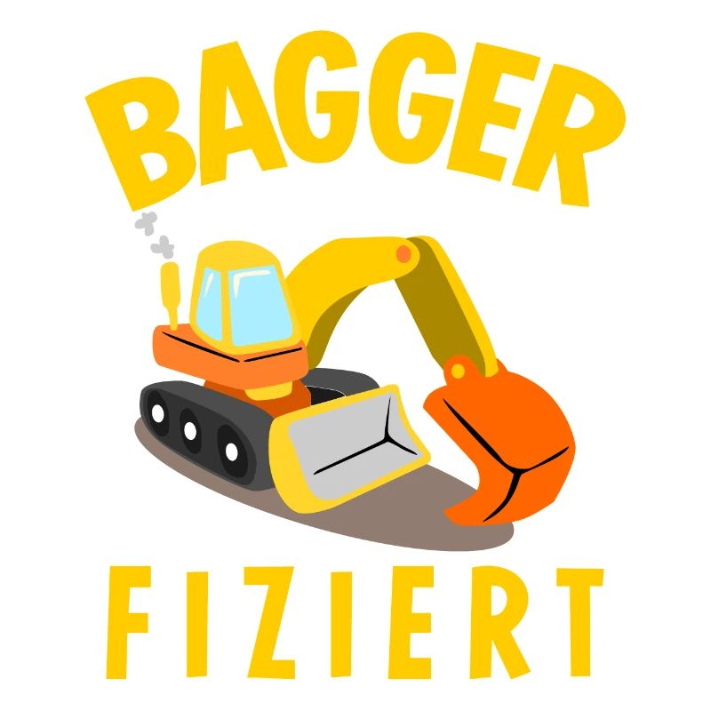 Baggerfahrer Baustelle Bagger