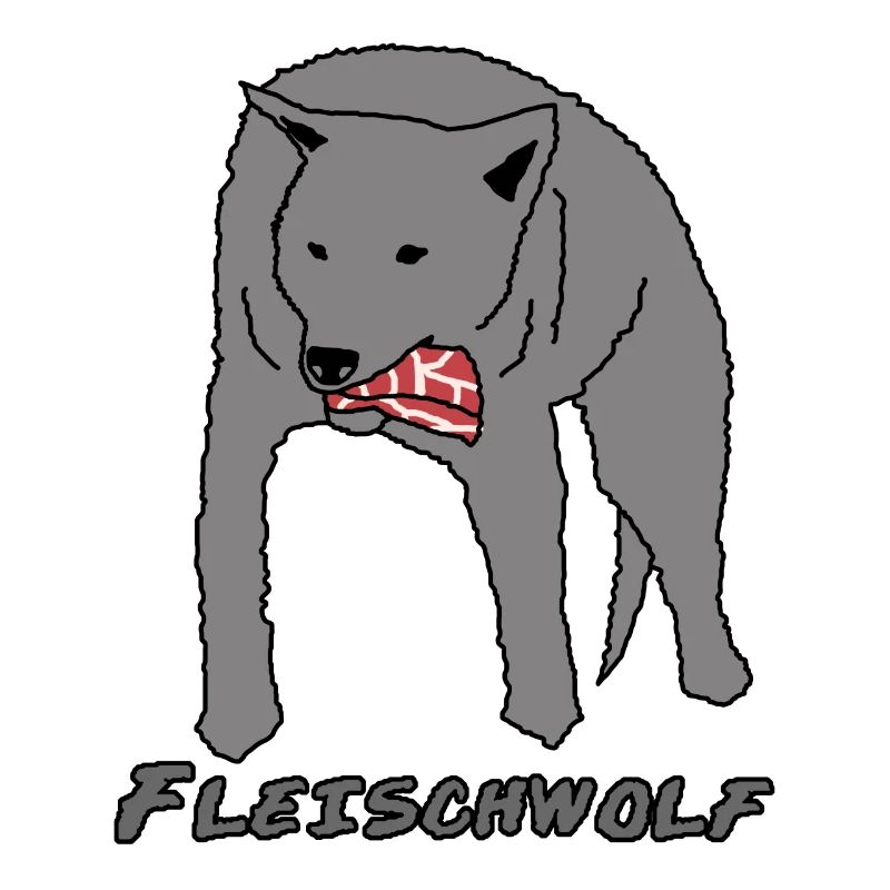 Wolf Grilling BBQ Steak Meat