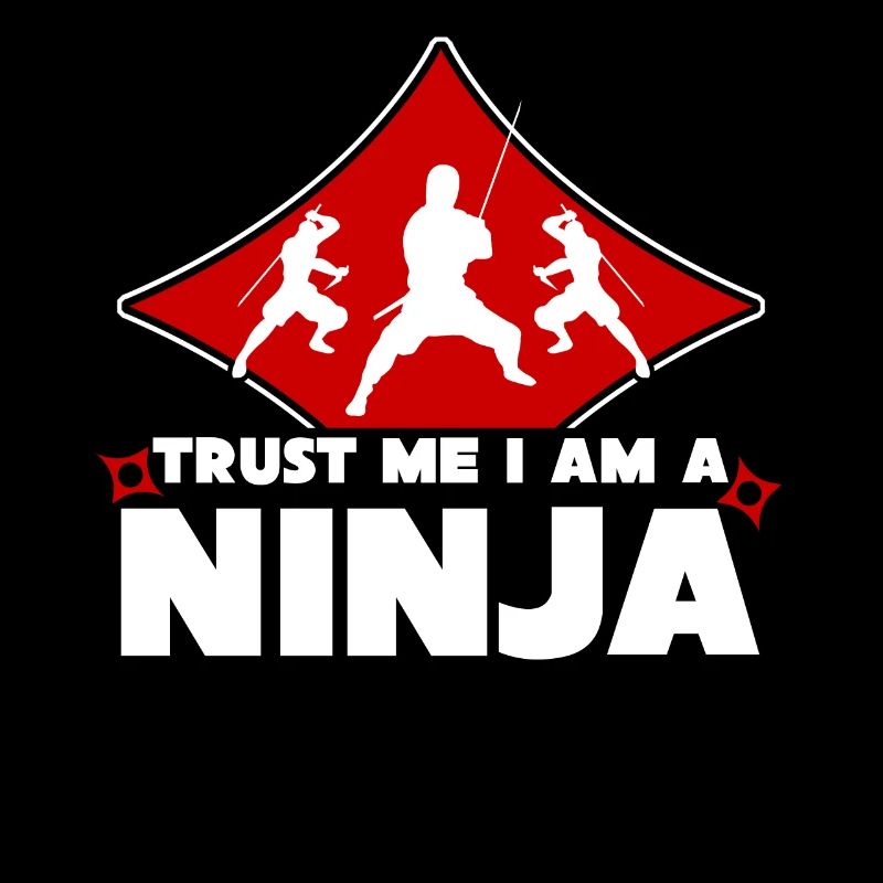 Ninja Witz mit Ninjas