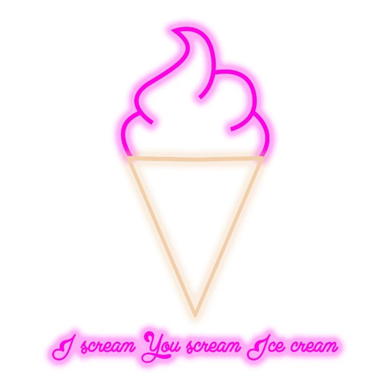 Eis Eiscreme Spruch Eisbecher