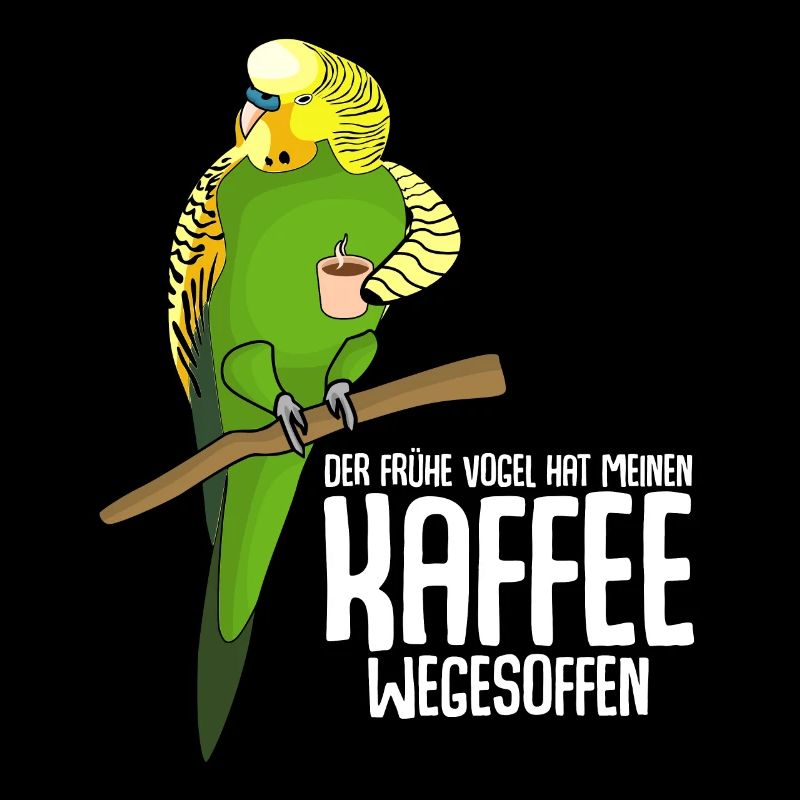 Kaffee Morgenmuffel Vogel Kaffeetrinker