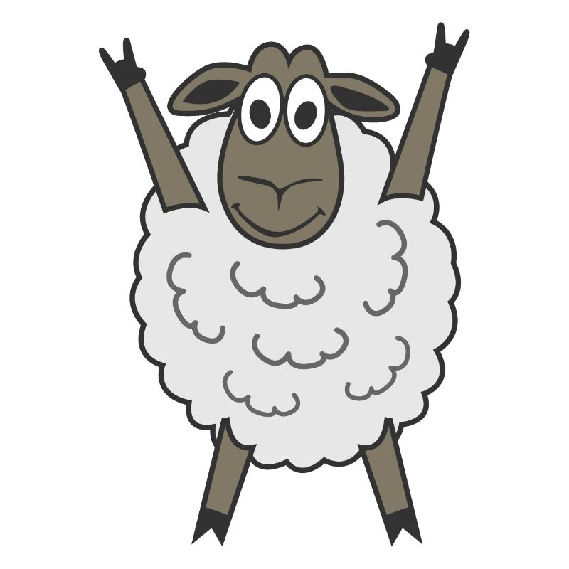 Sheep Funny Shepherd Farmer