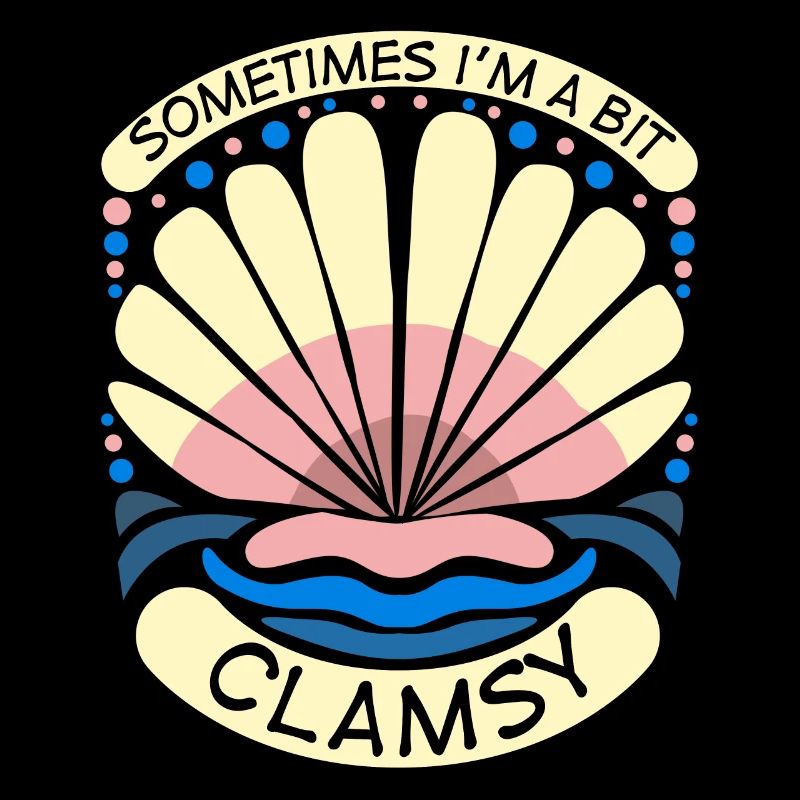 Clumsy Seashells Sea Shell Clams Clam