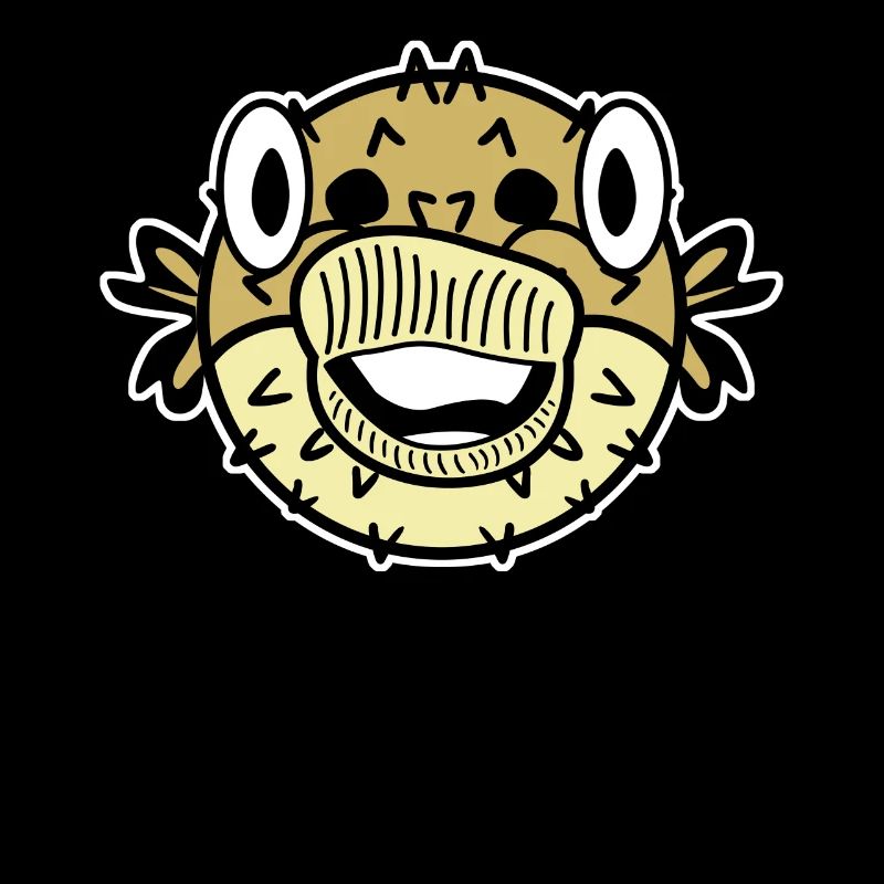 Happy Puffer Fish Pufferfish