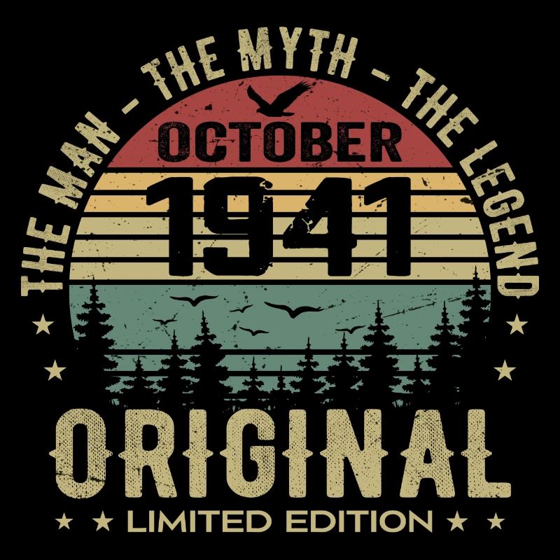 Man Birthday Gift 1941 October 1941