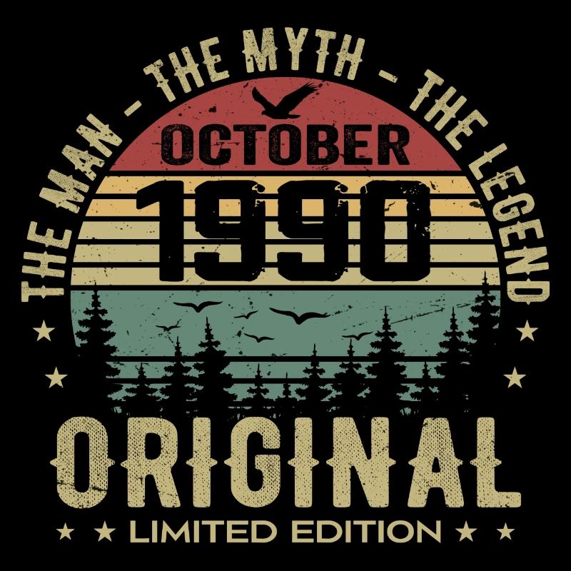 Mann Geburtstagsgeschenk 1990 Oktober 1990