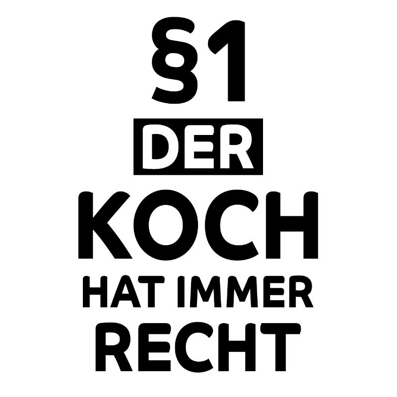 Koch Lustiger Spruch Kochen Küche Beruf Geschenk
