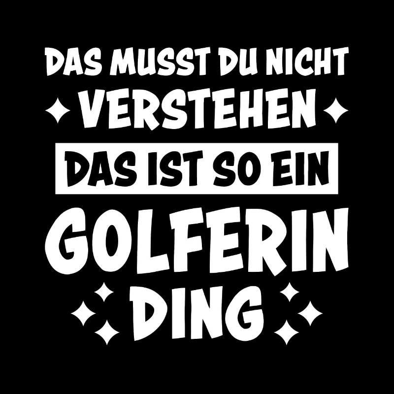 Golferin Minigolf Lustiger Spruch Golf Geschenk