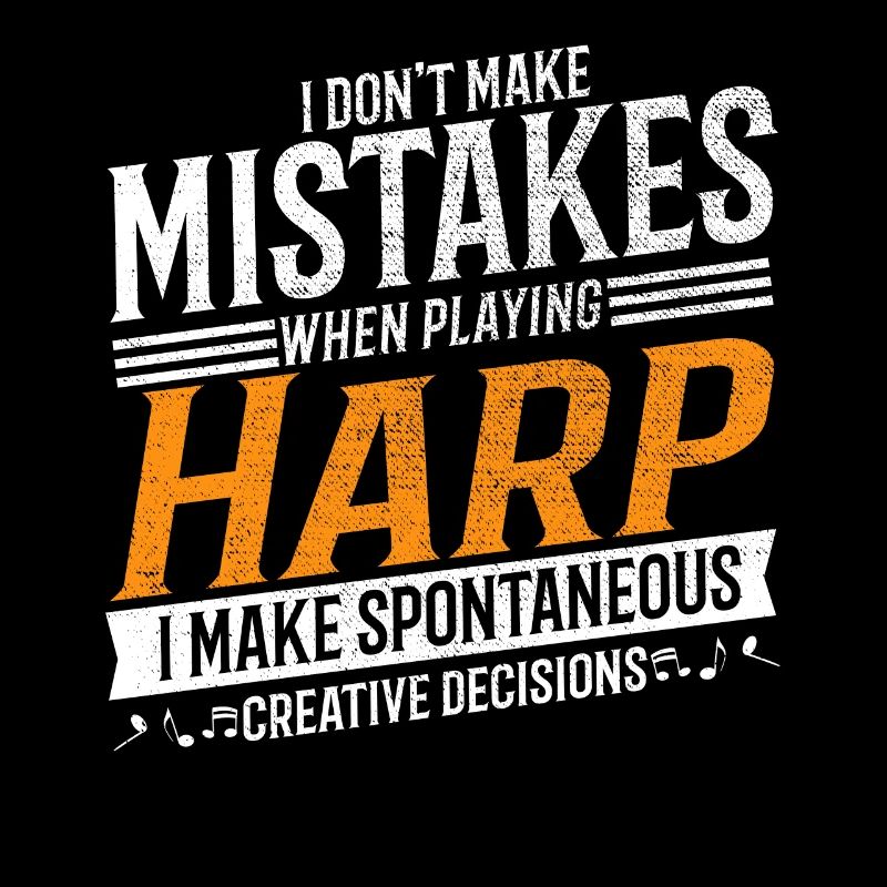 Harp Music Lover Creative Harpist