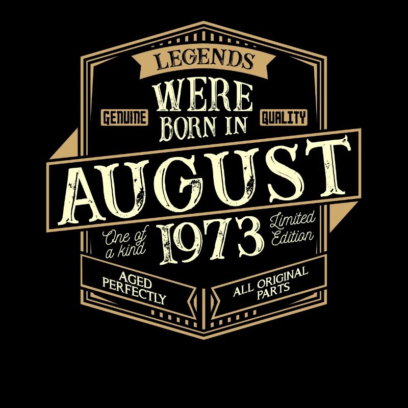 August 1973 Birthday Man