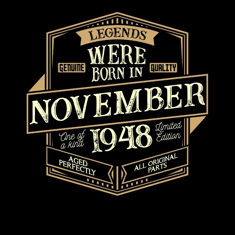 November 1948 Geburtstag Mann