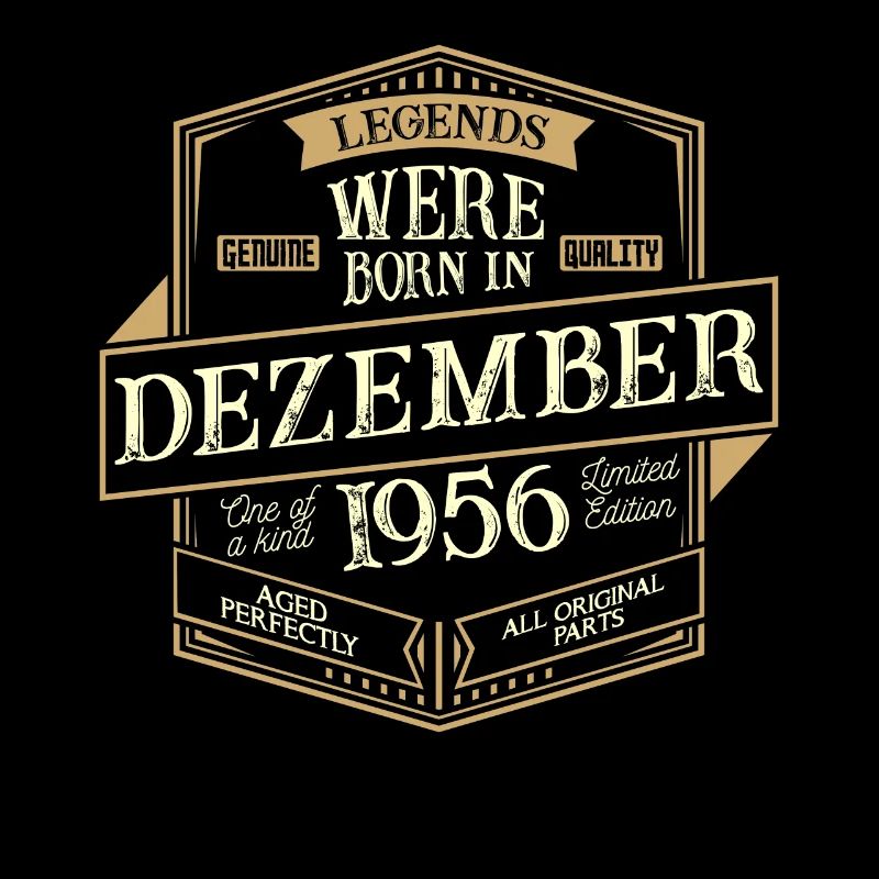 Dezember 1956 Geburtstag Mann