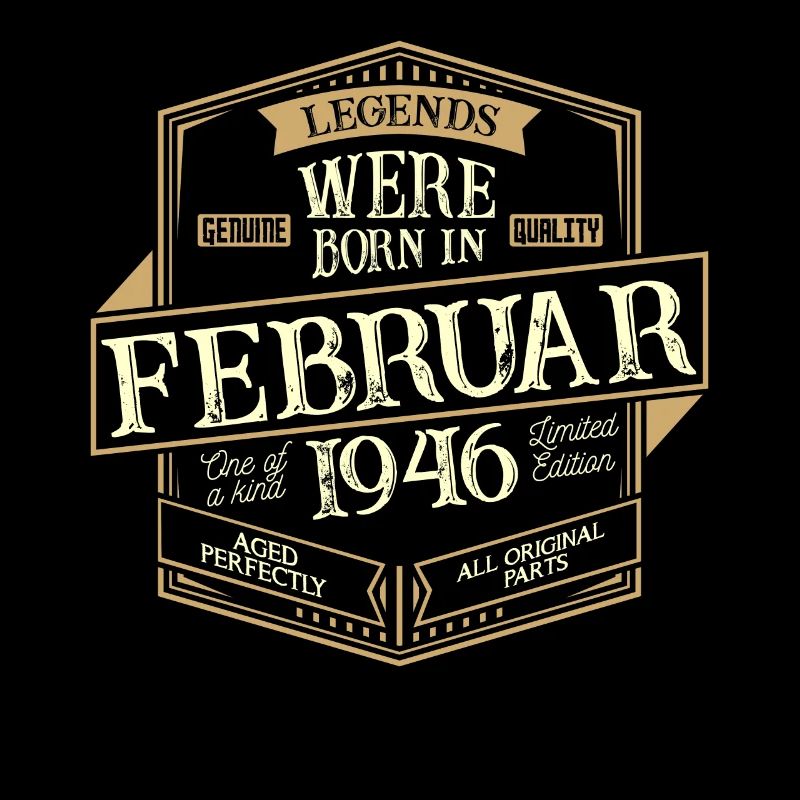 Februar 1946 Geburtstag Mann