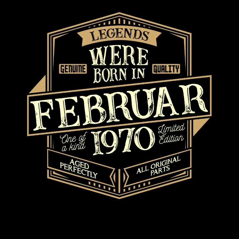 Februar 1970 Geburtstag Mann