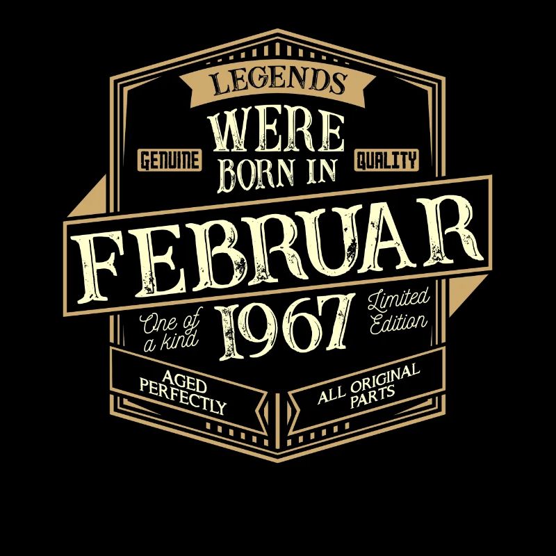 Februar 1967 Geburtstag Mann