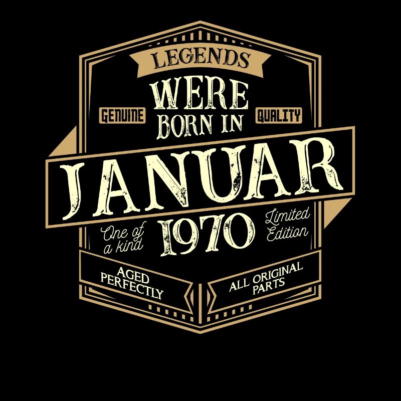 Januar 1970 Geburtstag Mann