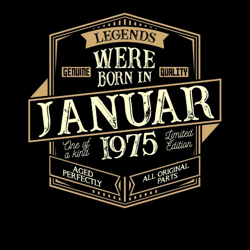Januar 1975 Geburtstag Mann