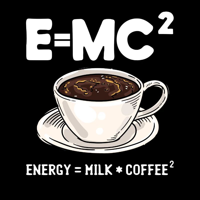 Scientific Humor Student Physicist Coffee