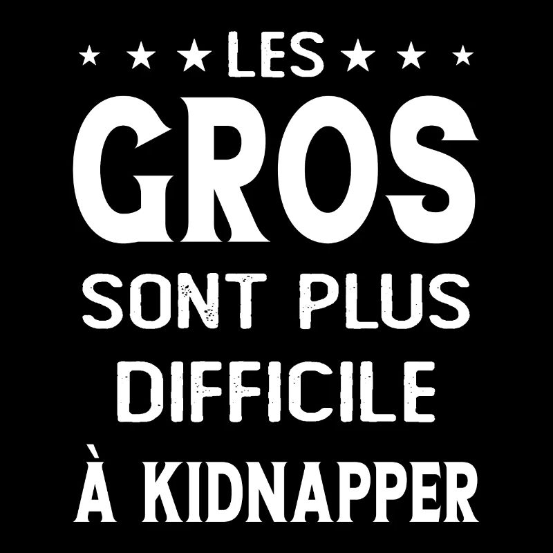Les gros sont plus difficiles à kidnapper