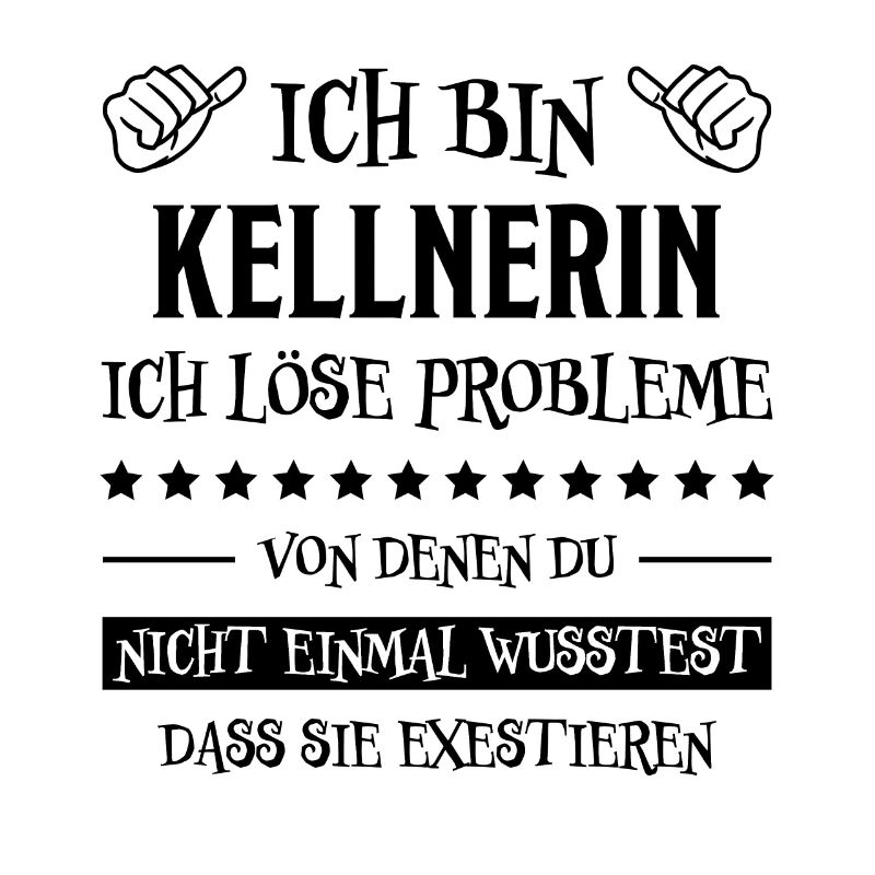 Kellnerin Lustig Spruch Serviererin Beruf Geschenk