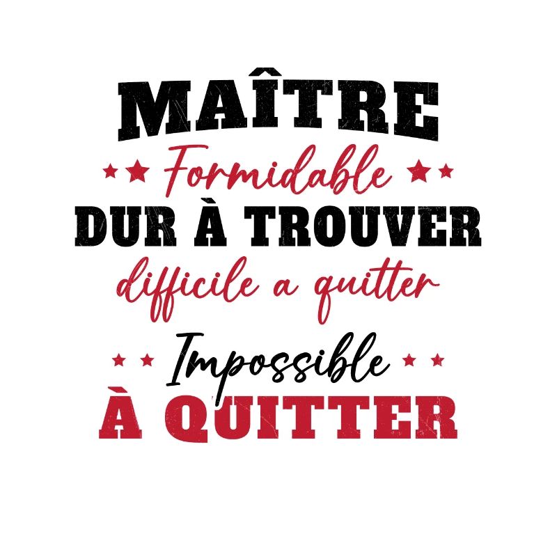 Maître formidable idée cadeau maître d'école