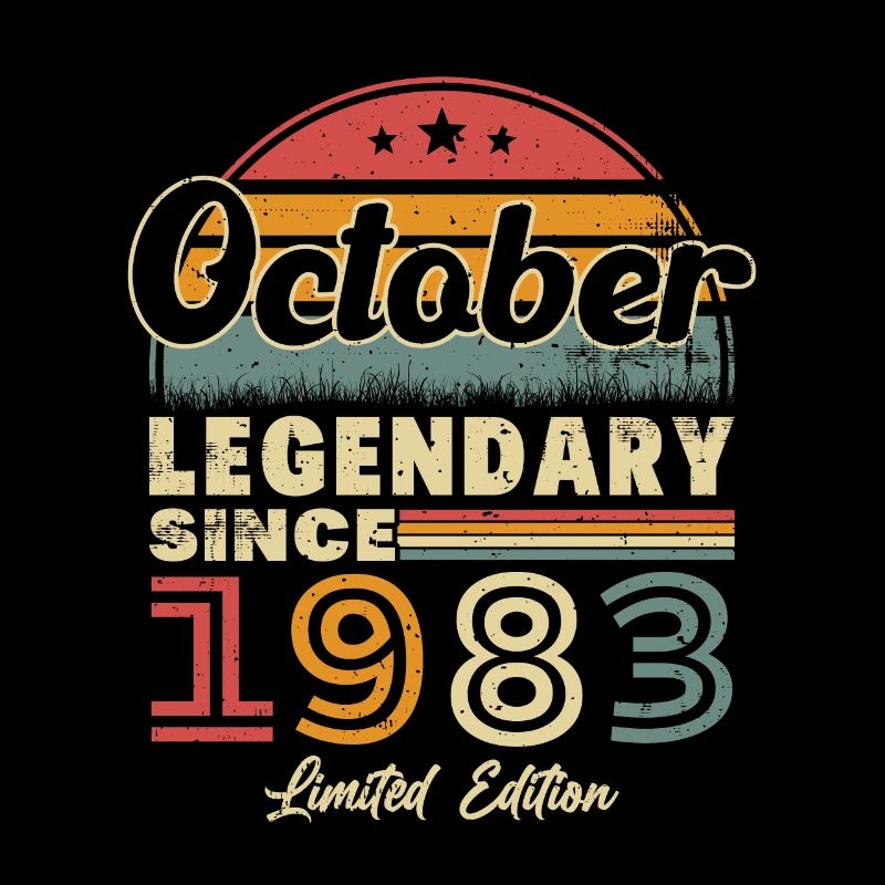 Vintage Retro Oktober 1983 Geburtstagsgeschenk