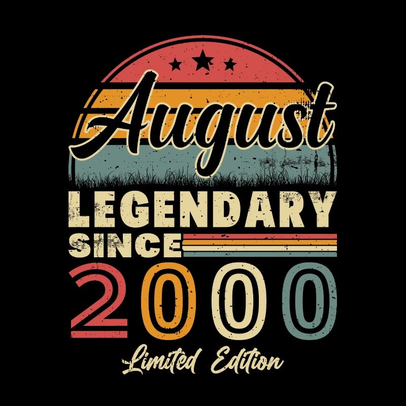 August 2000 Vintage Retro Geburtstagsgeschenk