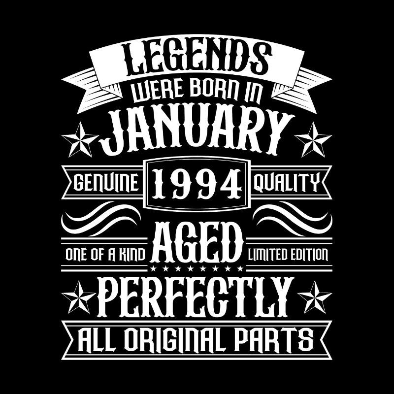 Original janvier 1994 vintage anniversaire 1994