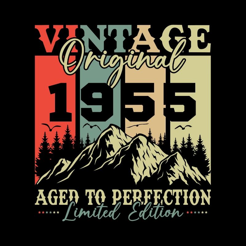 1955 Vintage Retro Geburtstagsgeschenk