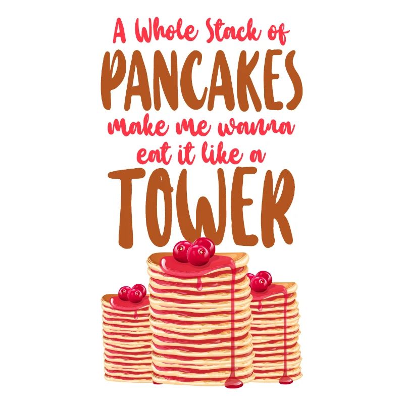 Pancake Lover Kids A Whole Stack