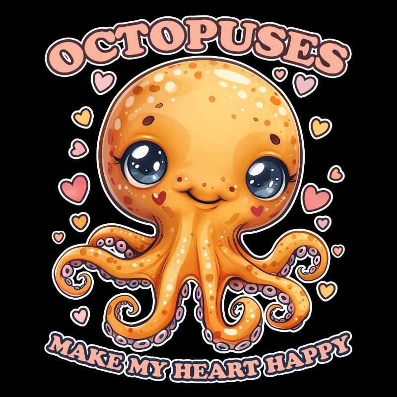 Funny Octopus Cephalopod Squid Gift
