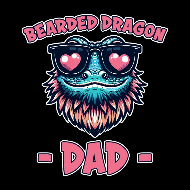 Bearded Dragon Saying Dad Funny Bearded Dragon Gift