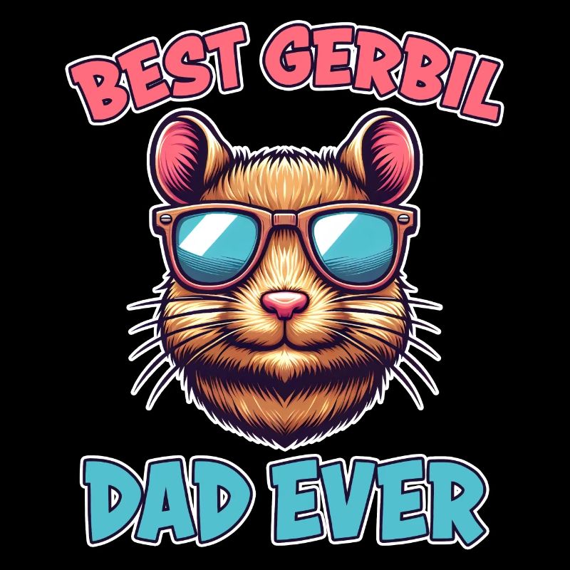 Gerbil Saying Gerbil Dad Funny Gerbil Gift